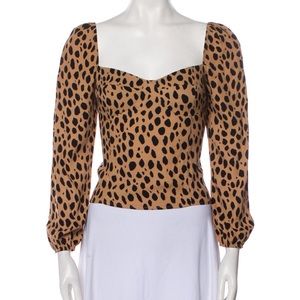 Reformation Long Sleeve Blouse